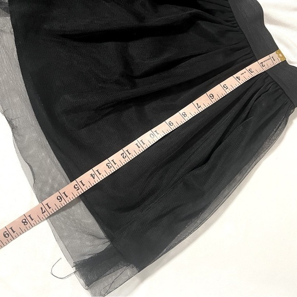 Love Culture Black White Mini Tutu Lined Sleeveless Tank Dress Casual Punk - Picture 8 of 8